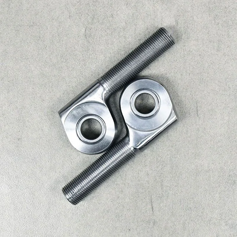chromoly steel offset rod end with loader slot structure