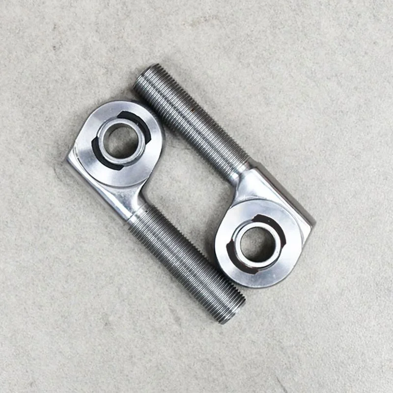 chromoly steel offset rod end with loader slot structure