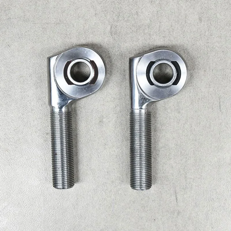 chromoly steel offset rod end with loader slot structure