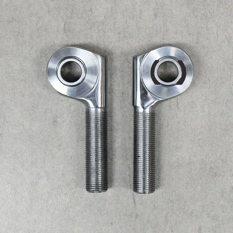 chromoly steel offset rod end with loader slot structure