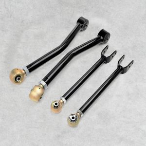 Adjustable upper and lower control arms kit for Jeep JK