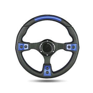 320 mm 六孔定制包覆车辆方向盘，适用于赛车和运动型车辆项目