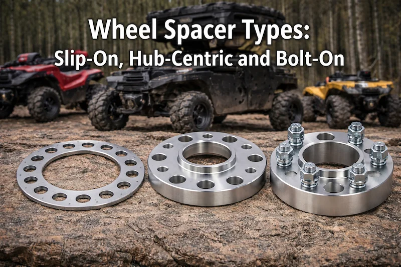 轮毂垫片类型:Bolt-On、Slip-On 与 Hub-Centric