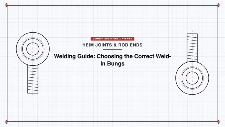 焊接指南：如何选择正确的焊接螺纹套（Weld-In Bungs）